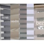 jednobojna zebra zavjesa NA KACENJE od 110 x 220