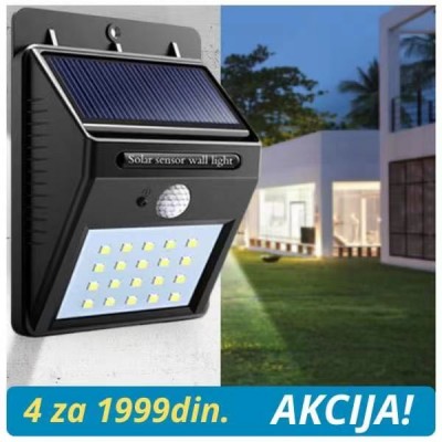 led solarna lampa 30 led dioda