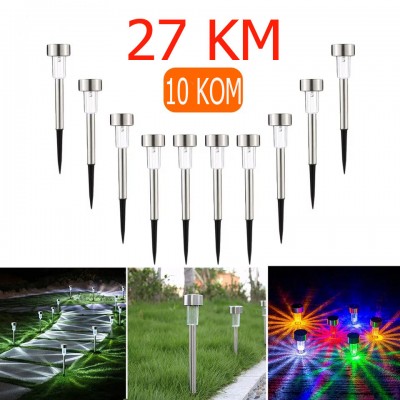 set solarna lampa  10 kom