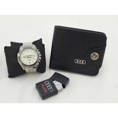 set sat novcanik i upaljac AUDI