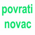 povrati novac iznos pise na kometar 
