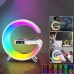 Pametna RGB lampa sa zvučnikom satom i bežičnim punjačem 